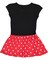 Baby Cotton Rib Dress --- Black & Red with White Dots, Various Sizes by Rabbit Skins®